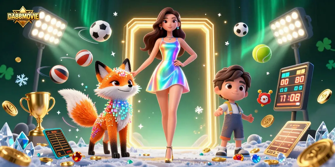 Engage in thrilling gameplay with DA88MOVIE's vibrant sports betting scene featuring colorful graphics and dynamic elements.