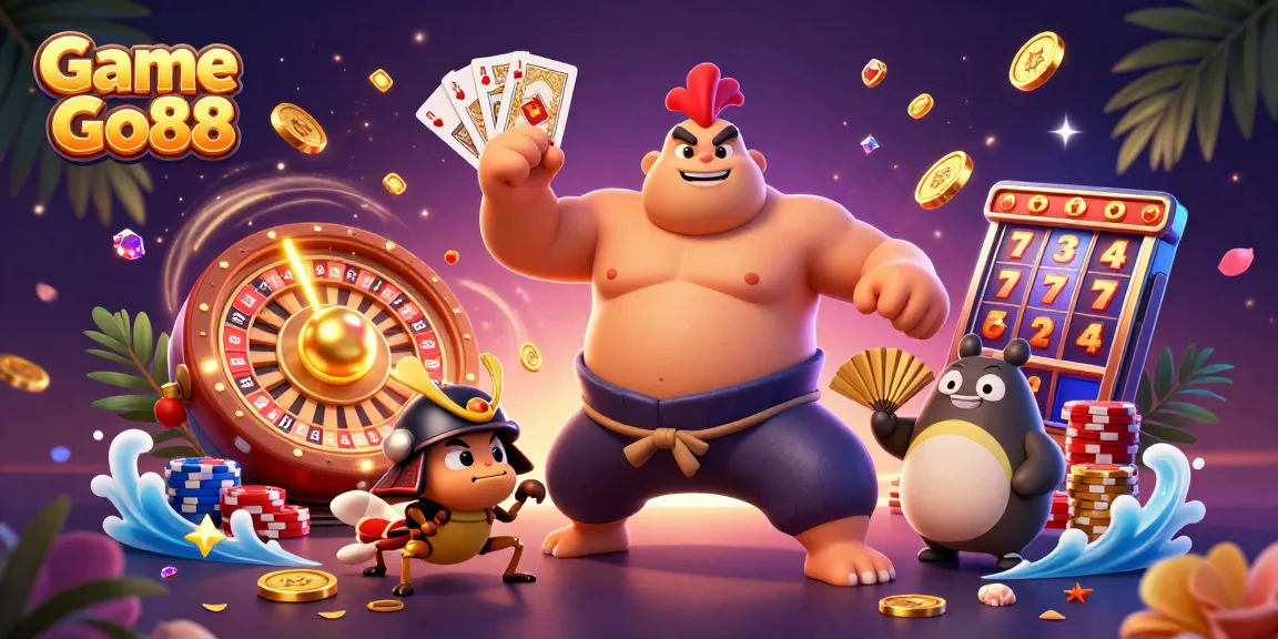 Experience the thrill of Game Go88 with colorful characters and engaging casino elements.