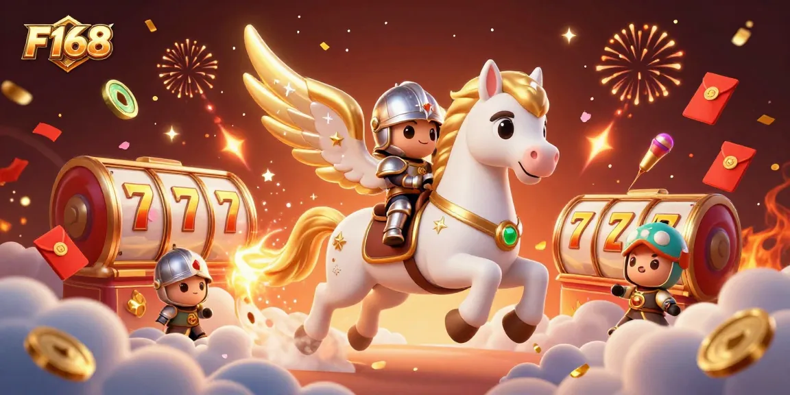 Experience thrilling gameplay with F168 in a captivating 3D casino world featuring mythical elements.