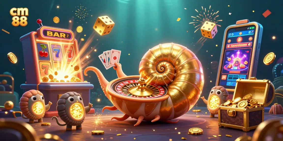 Spin and win with cm 88’s vibrant casino gaming scene featuring jackpot explosions and dynamic elements.