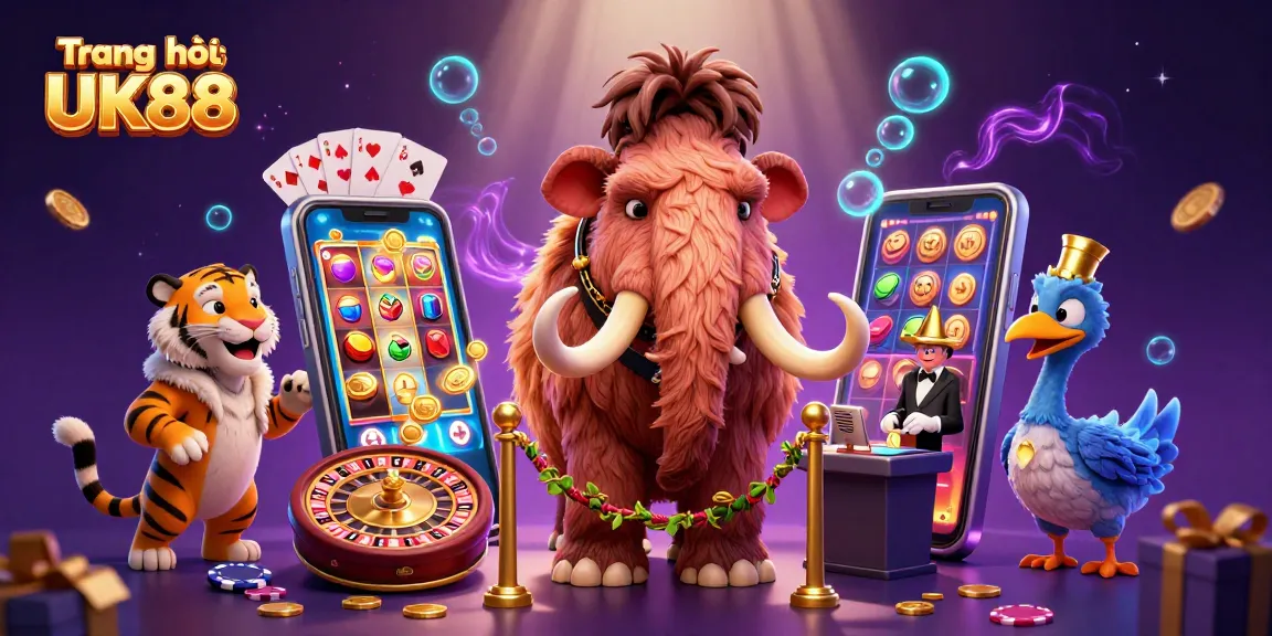Experience the thrill of Trang chủ UK88 with a vibrant casino bouncer and VIP guests at the entrance, highlighting excitement.