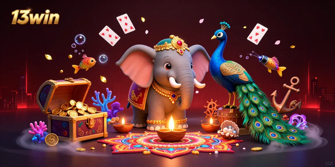 Experience thrilling gaming adventures with 13win, featuring vibrant casino characters and rich visuals.