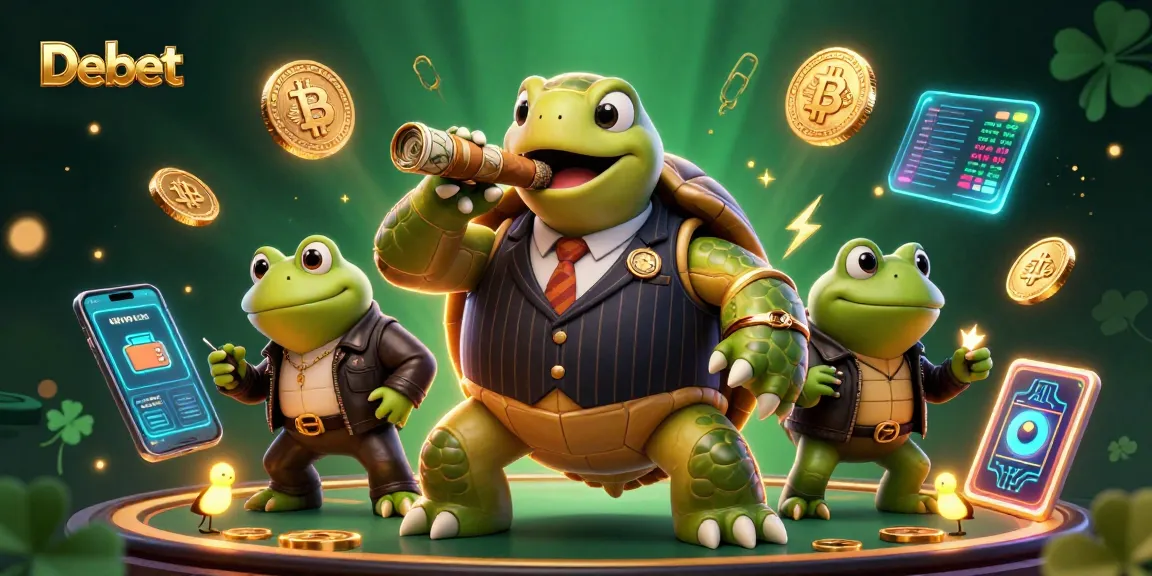 Experience thrilling gameplay at Debet, featuring colorful 3D graphics and casino excitement.