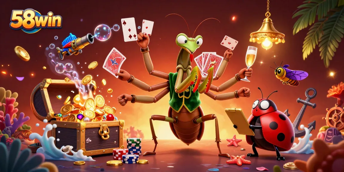 Experience the thrill of 58win with our vibrant online gaming scene featuring a dynamic casino atmosphere.