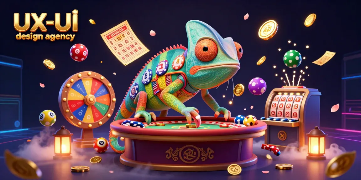 Engage with the best UX/UI design agency to enhance your casino experience with dynamic, colorful elements.
