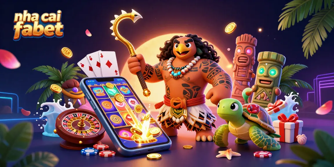Engage with exciting gameplay at nha cai fabet, featuring dynamic 3D casino elements and vibrant characters.