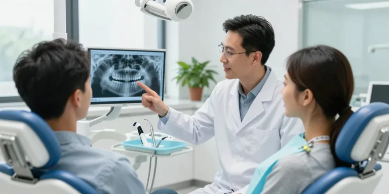 Dental malpractice in Turkey during a patient consultation with a dentist, showcasing a trusting environment.
