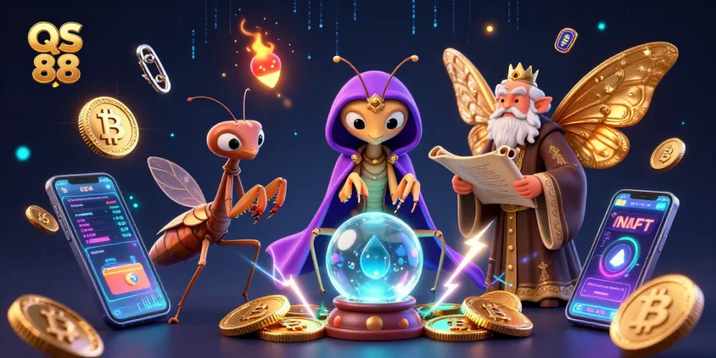 Engage with QS 88 as a 3D cartoon fortune teller and librarian reveal secrets of casino success.