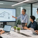 Engineering Services USA professionals collaborating on innovative engineering solutions in a modern office