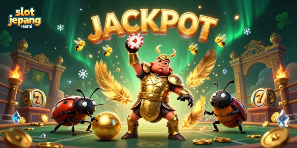 Engage with slot jepang resmi in an exhilarating 3D scene filled with victory and jackpot vibes.