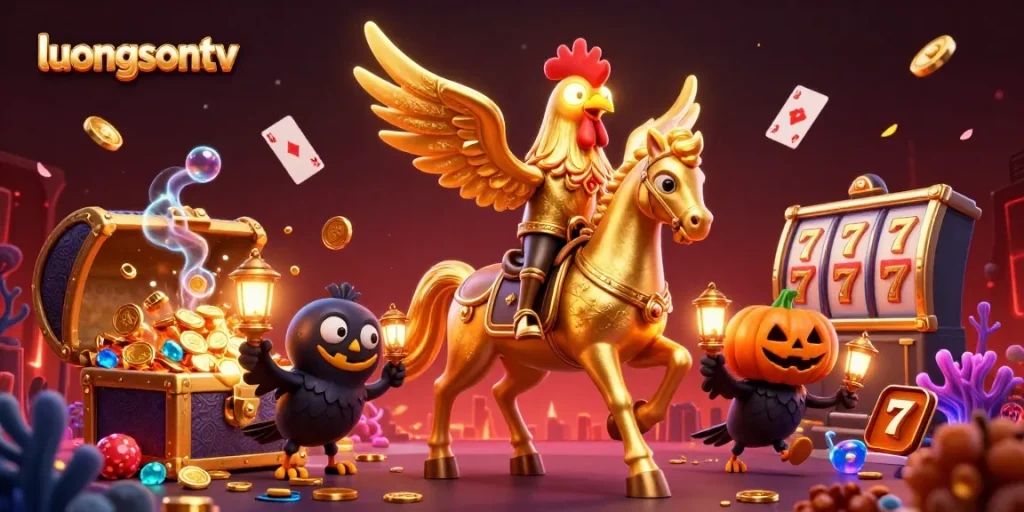 Experience thrilling moments at luongsontv with a dynamic casino adventure filled with vibrant characters.